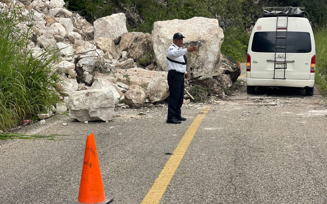 Habilitan carril en tramo carretero de la Ruta de la Fe