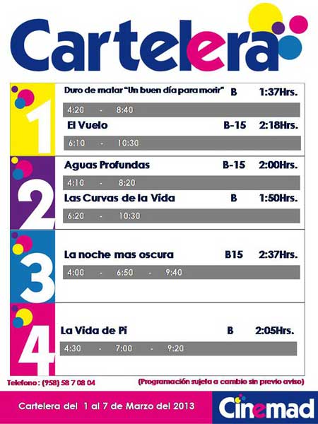 Cinemas el Cinemad, Los mejores estrenos de la cartelera nacional ...