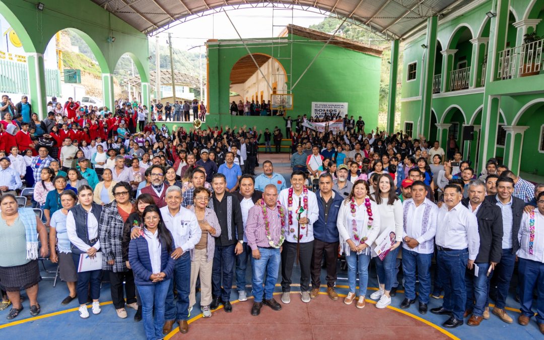 La Primavera Oaxaqueña cumple con los pueblos más rezagados, asegura Salomón Jara en San Antonino el Alto